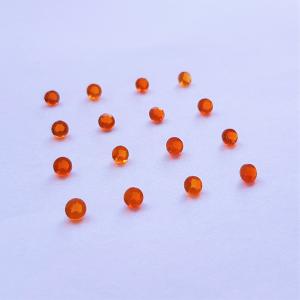 天然石ルース（裸石）・メキシコ産 ファイヤーオパール  ルース ラウンド カット【3mm】1粒｜arnavgems