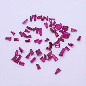 天然石ルース（裸石）・ルビー / テーパーカット【4mmx1.5mm】（１粒）　ランダム発送｜arnavgems