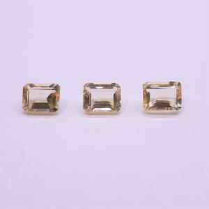 天然石ルース（裸石）・シトリン  ルース / オクタゴン【9x7mm】（1個）　ランダム発送｜arnavgems