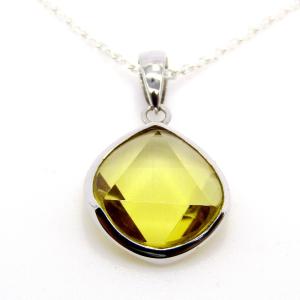 シトリン　六芒星 ペンダントトップ　Silver925 　※チェーン別売｜arnavgems