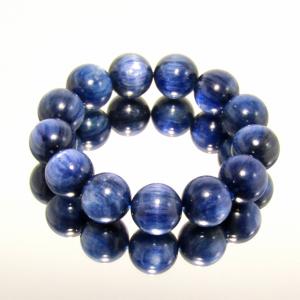 高品質！ 無着色 天然 カイヤナイト ブレスレット 7.8mm 15cm