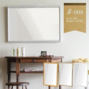 デコレーションミラー 壁掛け ミラー ブラウン 縦横兼用 鏡