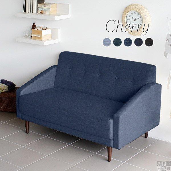 ソファー 2人掛け デニム ソファ 2人 ニ人掛け デニムソファー 青 ブラック 黒 北欧 ラブソフ...