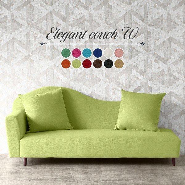 カウチソファー 3人掛け ハイバック ローソファ カウチ 片肘 コーナーソファ ピンク アンティーク...