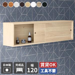 arne ウォールシェルフ ウォールラック 扉付き 120 石膏ボード