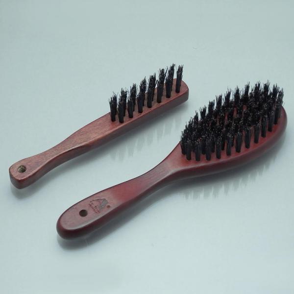 浅草アートブラシ 猪毛ヘアブラシ かみのこまち 大小セット ／ 普通・硬めの髪向け 頭皮 頭髪 イノ...