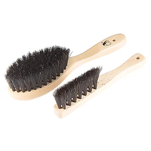 浅草アートブラシ 薄毛用ヘアブラシ かみだのみ 大小セット ／ やわらかい髪向け 頭皮 頭髪 天然木...