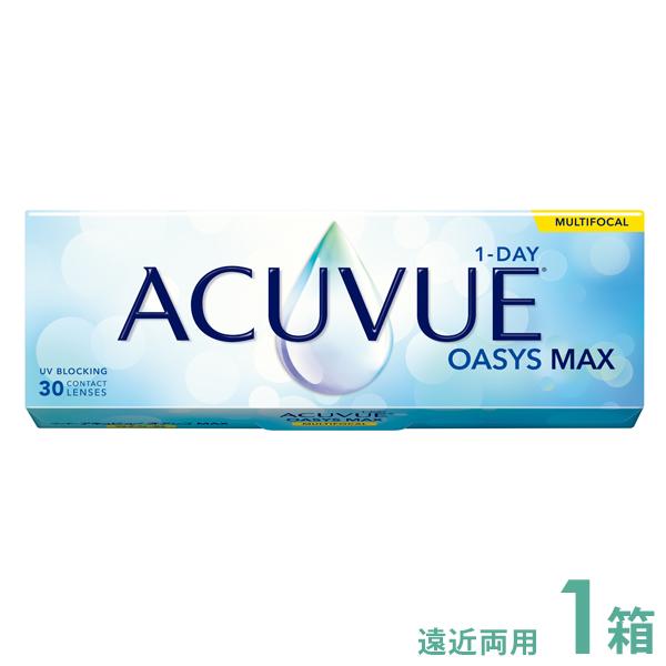 ワンデー アキュビュー オアシス MAX マルチフォーカル 遠近両用 コンタクト【30枚×1箱】 ジ...