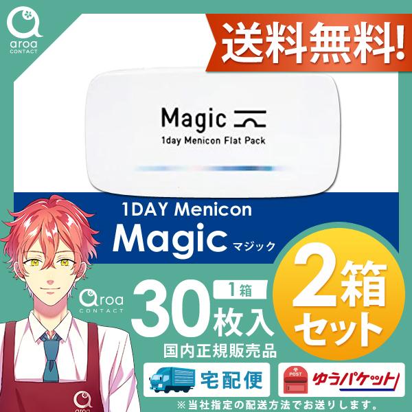 マジック(Magic) ワンデー メニコン フラットパック 30枚×2箱 MENICON 使い捨て ...