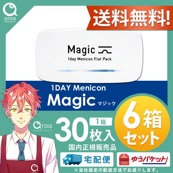 マジック(Magic) ワンデー メニコン フラットパック 30枚×6箱 MENICON 使い捨て ...