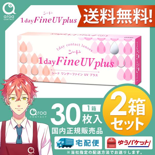 ワンデーファインUVプラス　ワンデー 30枚×2箱 シード SEED 使い捨て　ポスト投函