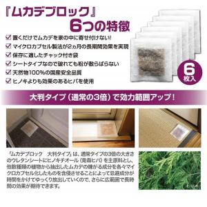 ムカデ 対策 ムカデブロック 大判タイプ 6個...の詳細画像2