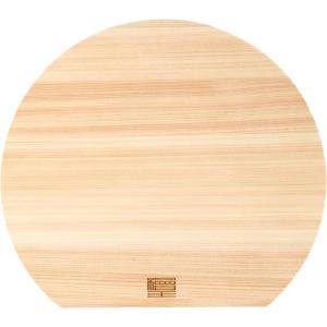 檜王】 日本製 ひのき D型 まな板 大 35×32×2cm [ 木製 まないた 俎板