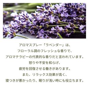 ラベンダー 天然 アロマスプレ― (110ml...の詳細画像2