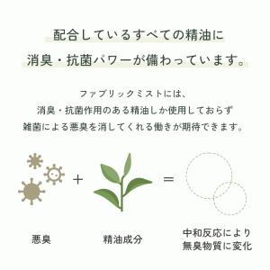 天然アロマ ファブリックミスト 消臭スプレー ...の詳細画像2