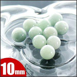 翡翠 ひすい バラ売り 6mm 現在やや色薄い系 丸ビーズ 天然石