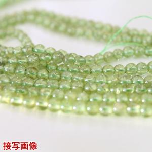 ペリドット バラ売り 4mm 天然石 丸ビーズ...の詳細画像1