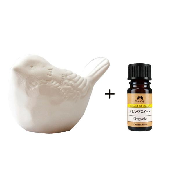 のんびり動物プチアロマ[とり]＋選べるアロマオイルのセット