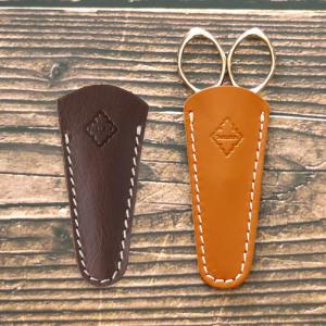 本革 デザインシザーケースS可能 2種類 ハサミカバー