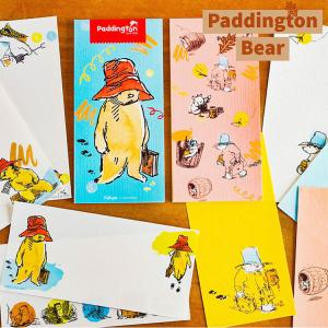 一筆箋 おしゃれ 便箋 cozyca products 日本製 美濃 和紙 パディントン ベア かわいい 