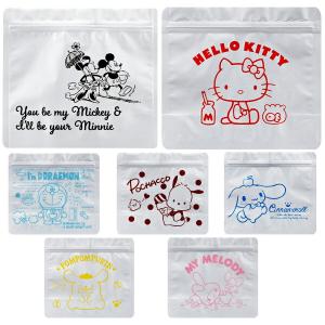 1~7営業日出荷 保存袋 アルミ かわいい マスクケース アルミチャック袋5枚入り 小分け袋 CAF1 ミッキー ハローキティ メール便 爆買