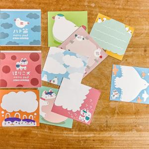 メモ帳 かわいい おしゃれ 大人かわいい cozyca products 高旗将雄 ブロックメモ はりこ犬 ハト笛 日本製
