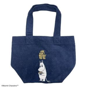 北欧雑貨ムーミン MOOMIN コーデュロイ ミニバッグ トートバッグ サブバック かわいい 送料無料｜aromagestore