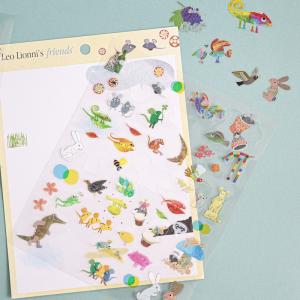 レオ・レオニ Leo Lionni's friends シール 大判 cozyca products かわいい おしゃれ 表現社 女性 デコレーション ラッピング用品 メール便 爆買