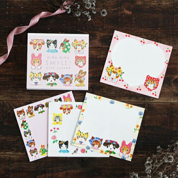 布川愛子 cozyca products メモ帳 Aiko Fukawa ブロックメモ niko n...