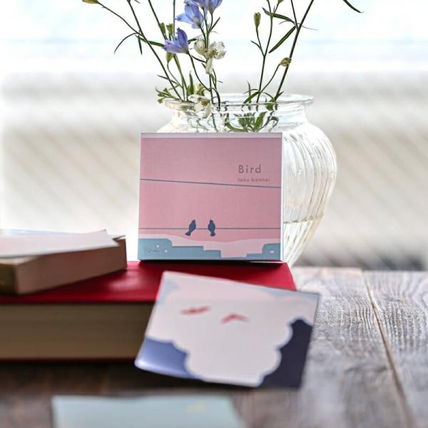 坂内拓 ブロックメモ Bird cozyca products メモ帳 かわいい ミニ おしゃれ 表...