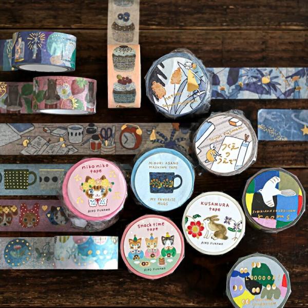 箔押し マスキングテープ  おしゃれ デザイン cozyca products Aiko Fukaw...