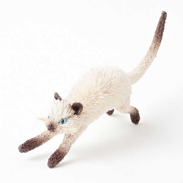 たわし アニマル ネコ ねこ 猫 cat オブジェ ディスプレイ ヤシ 置物 動物 手作り品 ハンド...