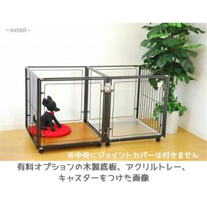 観音開き 拡張 ケージ W120×D60×H6...の詳細画像1