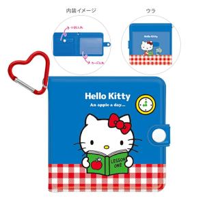 サンリオ グッズ ハローキティ 財布 PVC財布（ビニール素材）２つ折り財布 キティ かわいい 勉強 キティーちゃん 送料無料｜アロマセルフ