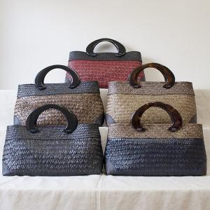 シーグラスバッグM(ラタン) シンプル マグネッ...の商品画像