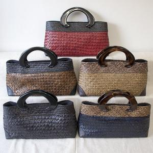 シーグラスバッグM(ラタン) シンプル マグネ...の詳細画像2