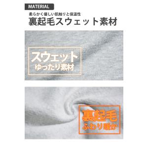 トレーナー メンズ 裏起毛 ハーフジップ スウ...の詳細画像3