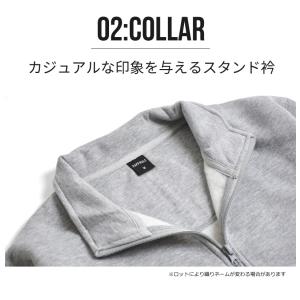 暖かストレッチ トラックジャケット 裏フリース...の詳細画像5