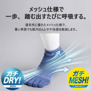 Mizuno ミズノ 靴下 メンズ 5本指ソッ...の詳細画像3