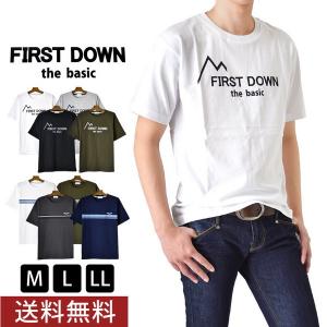 FIRSTDOWN ファーストダウン Ｔシャツ メンズ プリント 半袖 送料無料 通販M《M1.5》｜aronacasual