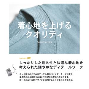 Tシャツ 無地 メンズ 半袖 ストレッチ 6....の詳細画像4