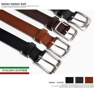 本革ベルト 紳士ベルト 牛革 イタリアンレザー...の詳細画像1