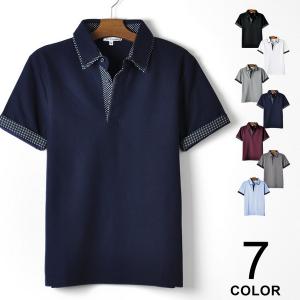 ポロシャツ メンズ 送料無料 ドット カノコ 半袖 通販M《M1.5》