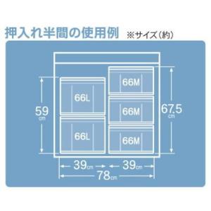 天馬 たっぷり収納ケース 66M【4個セット】の詳細画像2