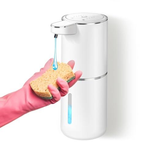 Dalugo ソープディスペンサー 自動 液体 食器洗剤 ハンドソープ USB-C充電式 壁掛け可能...