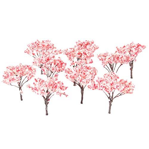 20個入り 桜 樹木 ジオラマ 桜の木 鉄道模型 ピンクの花 木 模型 モデルツリー 鉢植え用 風景...