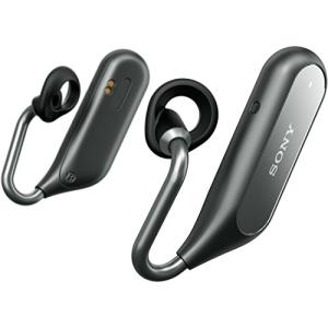 ソニー 完全ワイヤレスイヤホン Xperia Ear Duo XEA20JP : オープンイヤー ボイスアシスタント機能 クアッドビームフォーミングマイク搭載 2018年モデル ブラッ
