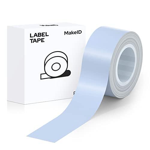 MakeID L1/Q1ラベルプリンタ―用紙全面ラベル ラベルシール 純正 感熱ロール紙 幅16*長...