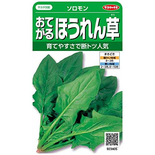 サカタのタネ 実咲野菜3405 おてがるほうれん草 ソロモン 00923405