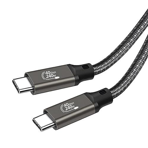USB4 ケーブル thunderbolt 4 対応 0.2m LpoieJun 40Gbps高速転...